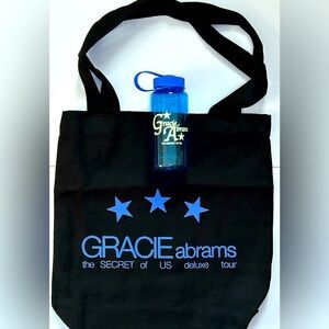 NEW! Gracie Abrams “the SECRET of US Deluxe Tour”VIP Tote Bag & Water Bottle Set